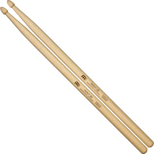 Meinl SB110 American Hickory Wood Tip Heavy 2B Drumstick - product image