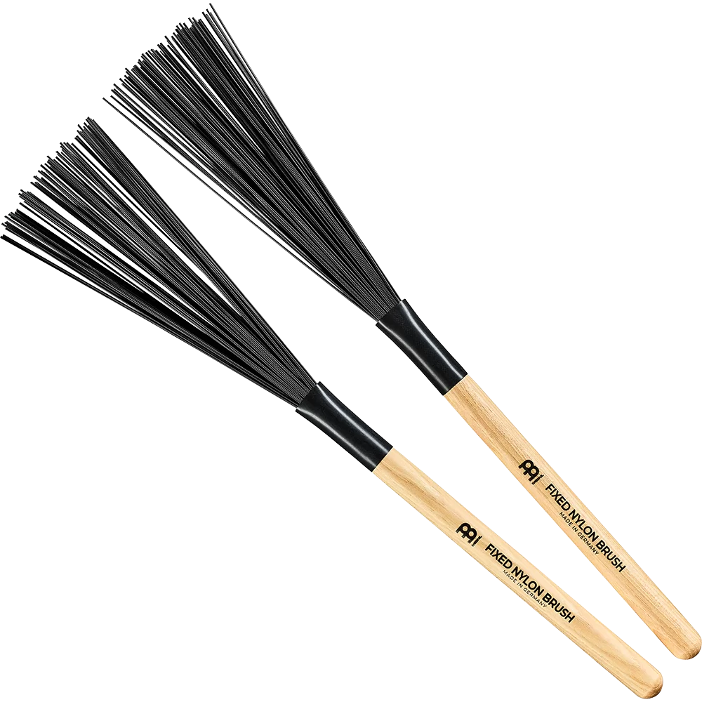 Meinl SB303 Fixed Nylon With Wooden Handle Drum Brush - product image