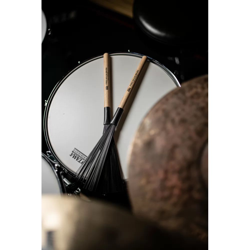 Meinl SB303 Fixed Nylon With Wooden Handle Drum Brush - product image