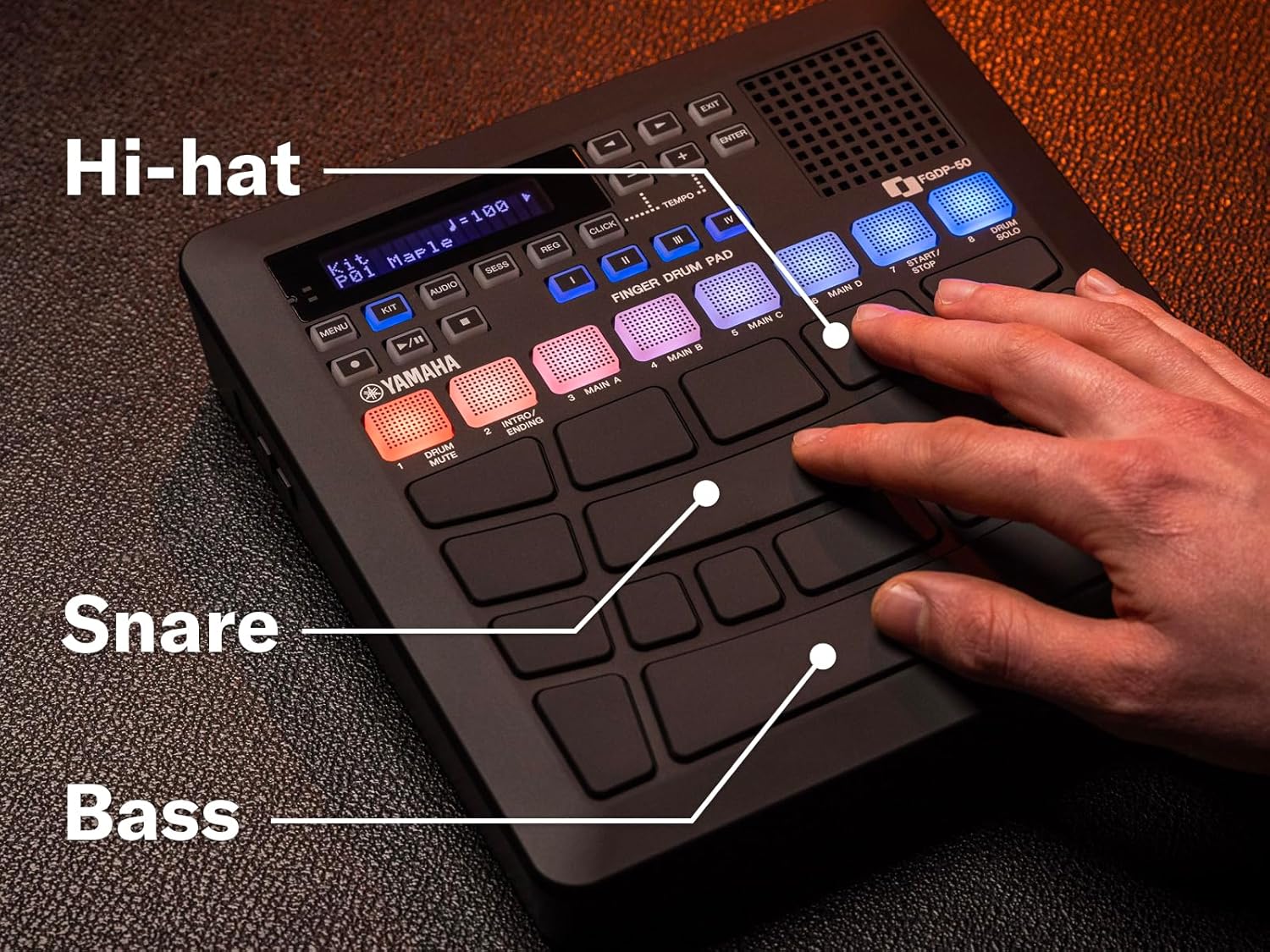 Yamaha FGDP-50 Finger Drum Pad - product image