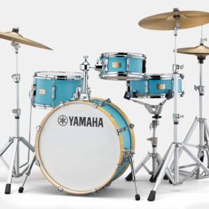 Yamaha Stage Custom Hip SBP0F4H 4-Piece Shell Pack - Matte Surf Green