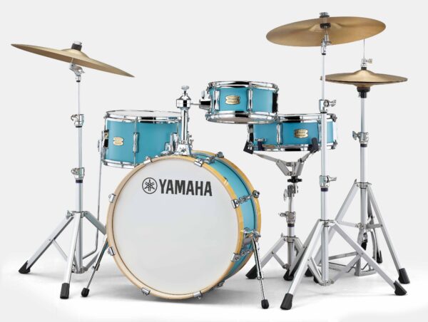 Yamaha Stage Custom Hip SBP0F4H 4-Piece Shell Pack - Matte Surf Green - product image
