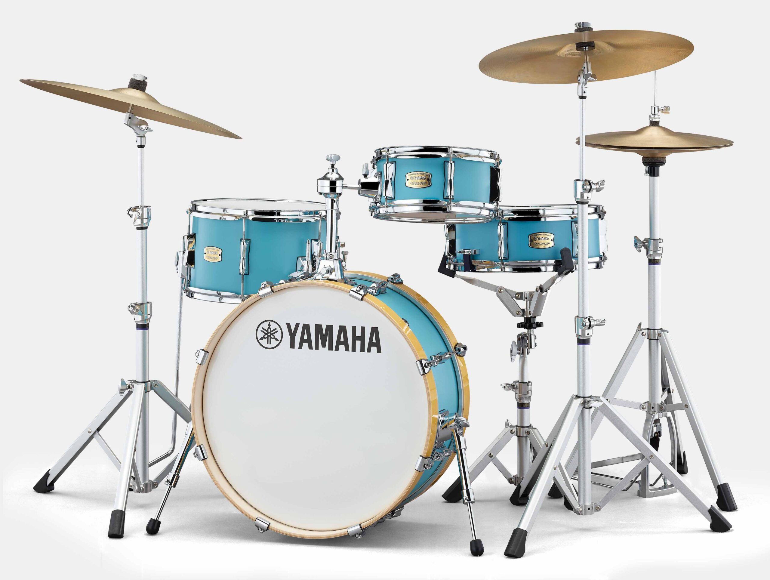 Yamaha Stage Custom Hip SBP0F4H 4-Piece Shell Pack - Matte Surf Green - product image