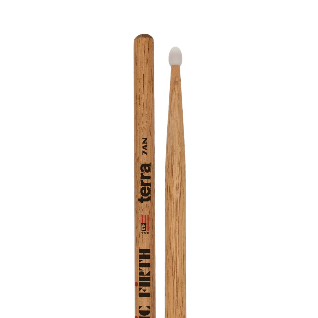 Vic Firth 7A Nylon Tip American Classic Terra Drum Sticks - product image
