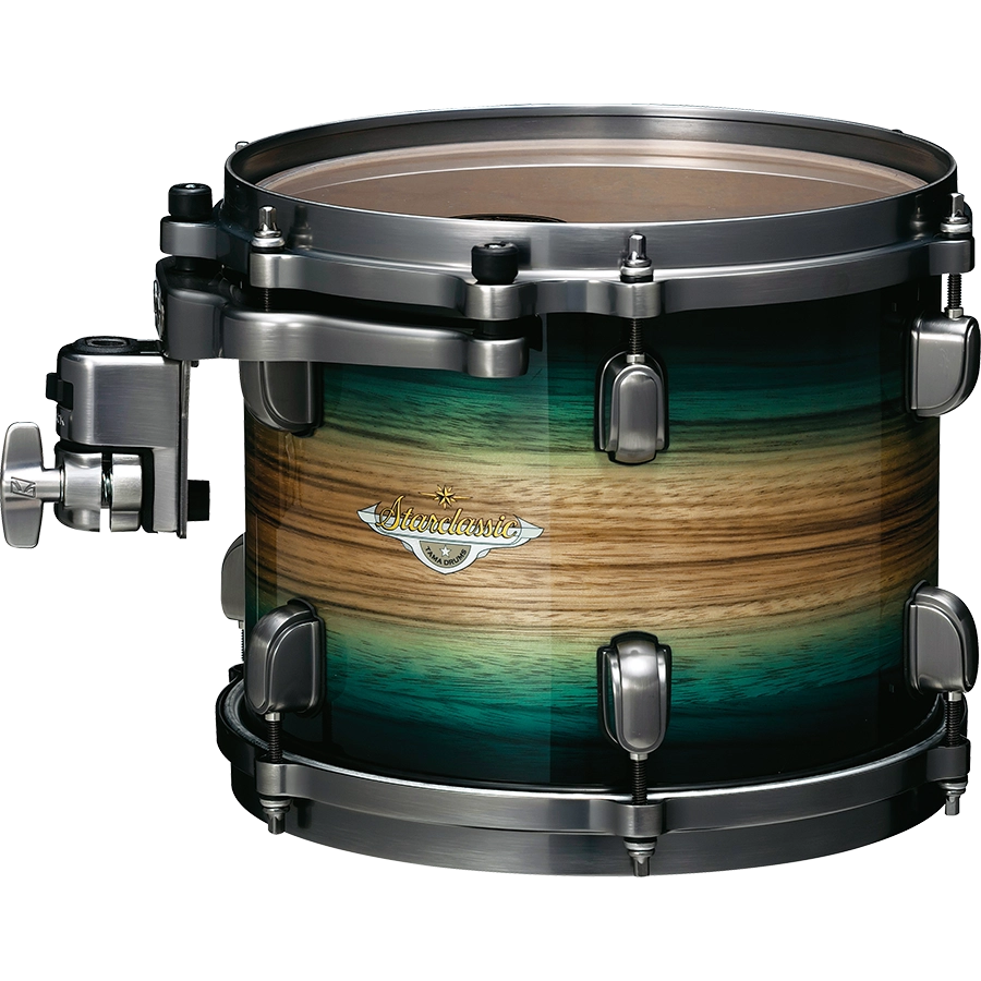 Tama Starclassic Maple 6-Piece Shell Pack with Black Nickel Hardware - Emerald Pacific Walnut Burst - product image