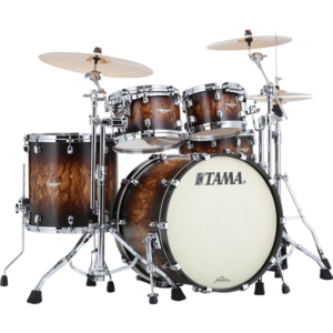 Tama Starclassic Maple 6-Piece Shell Pack with Black Nickel Hardware - Molten Satin Brown Burst