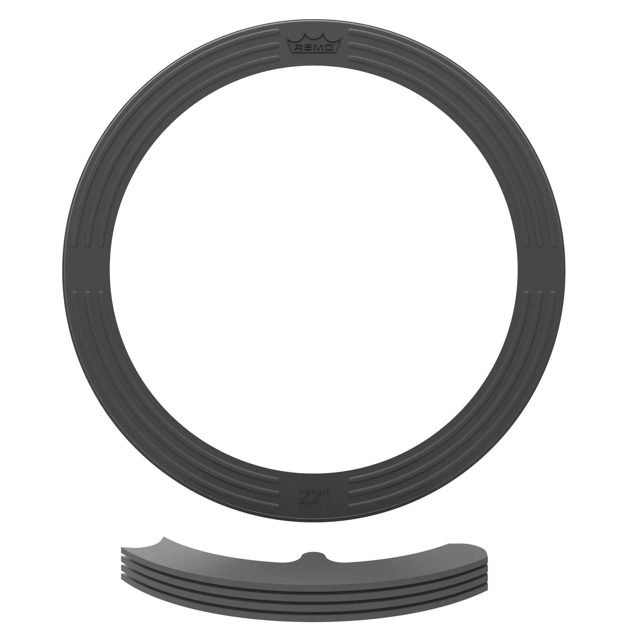 Remo External Sub Muffler 22" Bass Drum Head System - product image