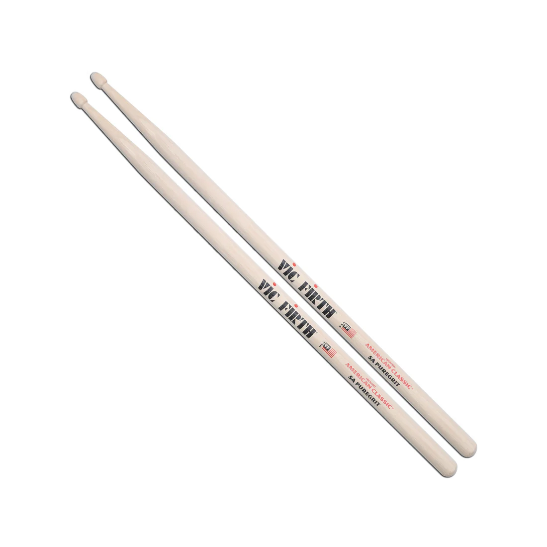 Vic Firth 5A Wood Tip American Classic Puregrit Drum Sticks - product image