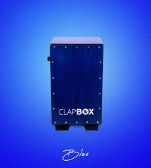 Clapbox CB40 Blue Adjustable Snare Cajon - product image