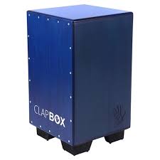 Clapbox CB40 Blue Adjustable Snare Cajon - product image