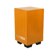 Clapbox CB40 Yellow Adjustable Snare Cajon - product image