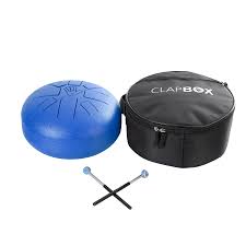Clapbox Steel Tongue Drum Blue - Padded Bag And Mallets - product image
