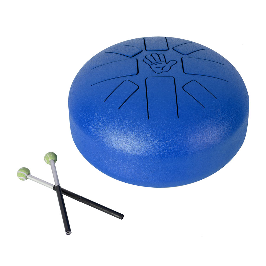 Clapbox Steel Tongue Drum Blue - Padded Bag And Mallets - product image