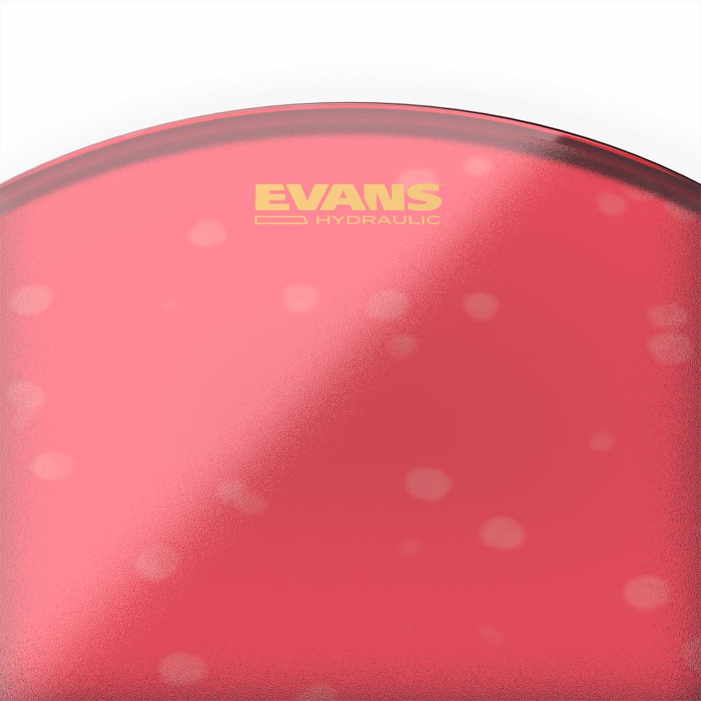 Evans Hydraulic Red 14" Frosted Snare Batter Drumhead - product image