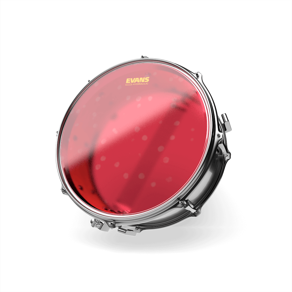 Evans Hydraulic Red 14" Frosted Snare Batter Drumhead - product image