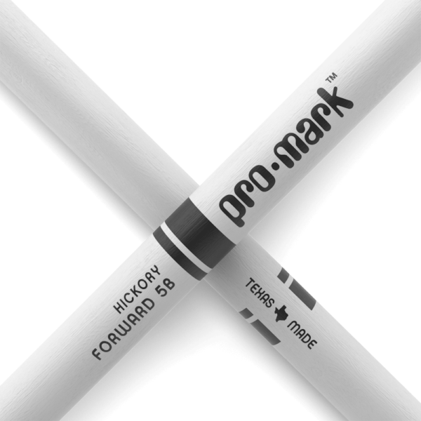 Promark 5B White Wood Tip Classic Forward Drum Sticks - product image