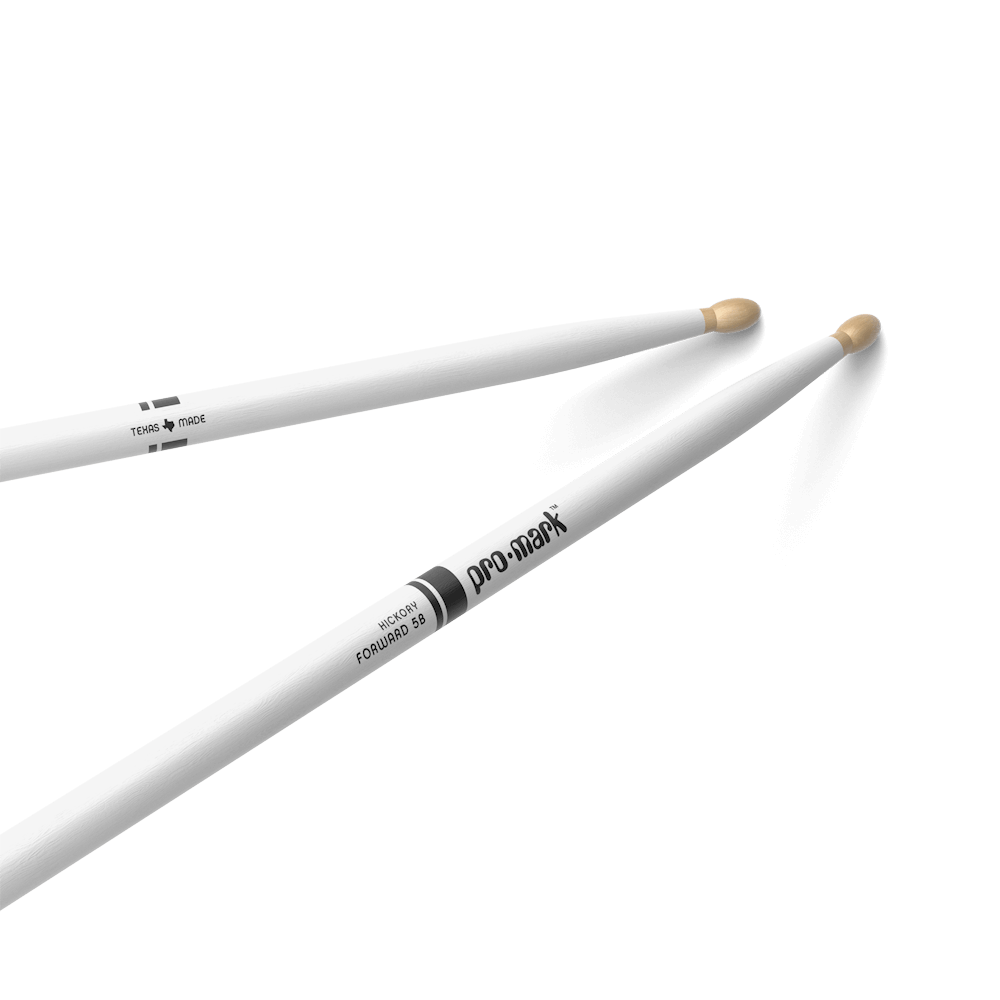 Promark 5B White Wood Tip Classic Forward Drum Sticks - product image