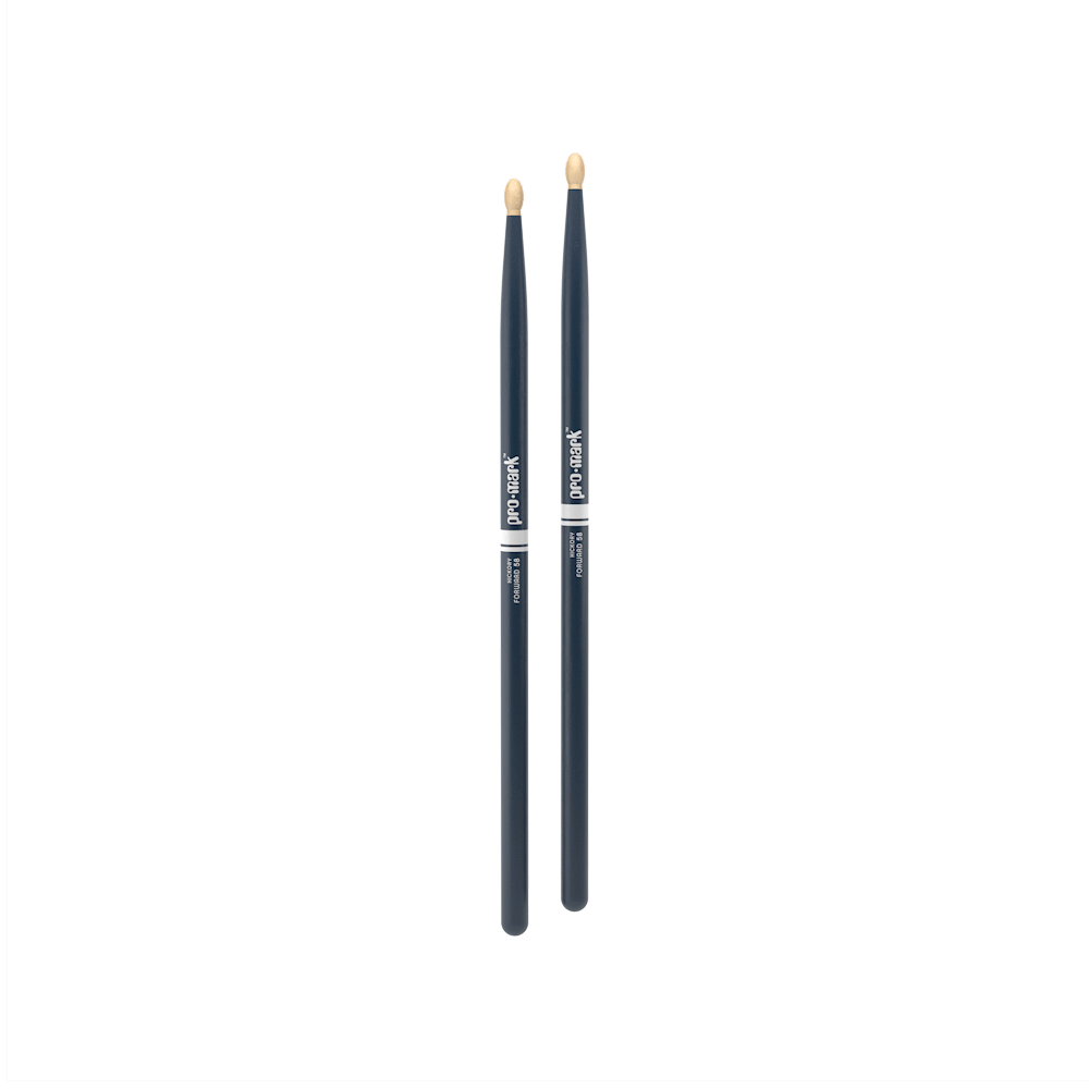 Promark 5B Blue Wood Tip Classic Forward Drum Sticks - product image