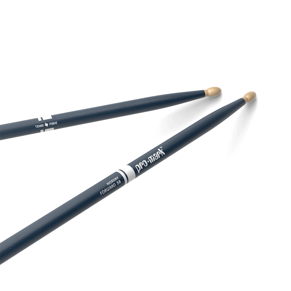 Promark 5B Blue Wood Tip Classic Forward Drum Sticks - product image