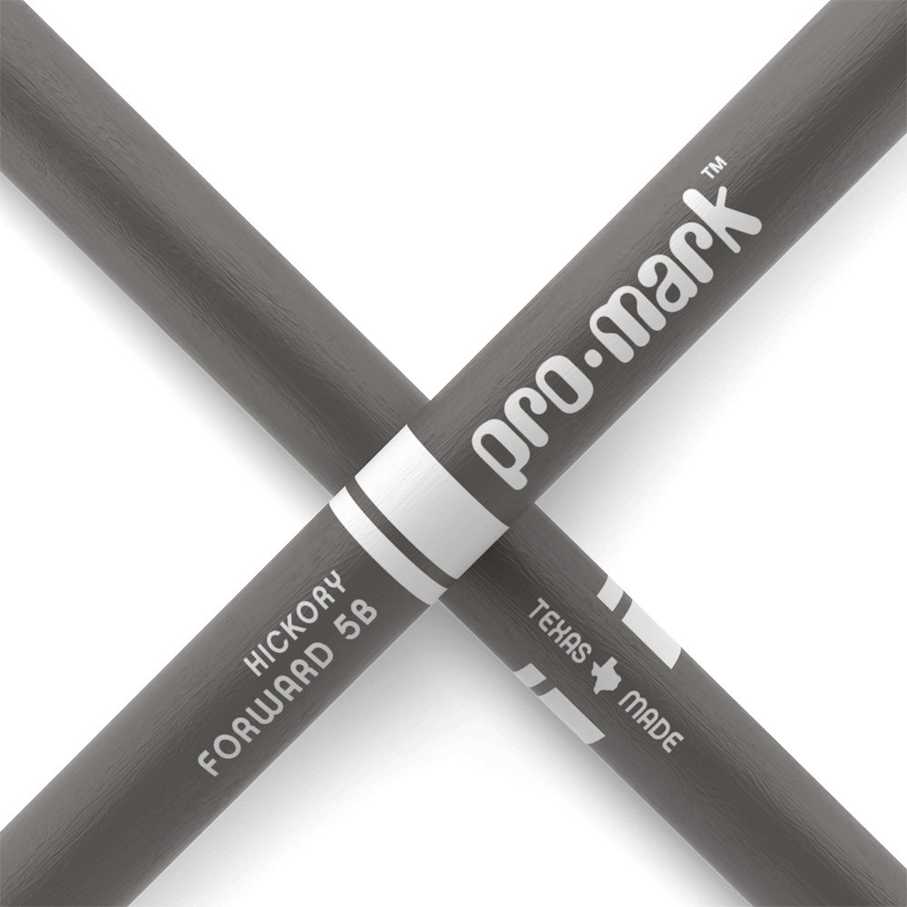 Promark 5B Gray Wood Tip Classic Forward Drum Sticks - product image