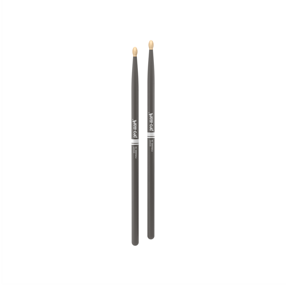 Promark 5B Gray Wood Tip Classic Forward Drum Sticks - product image