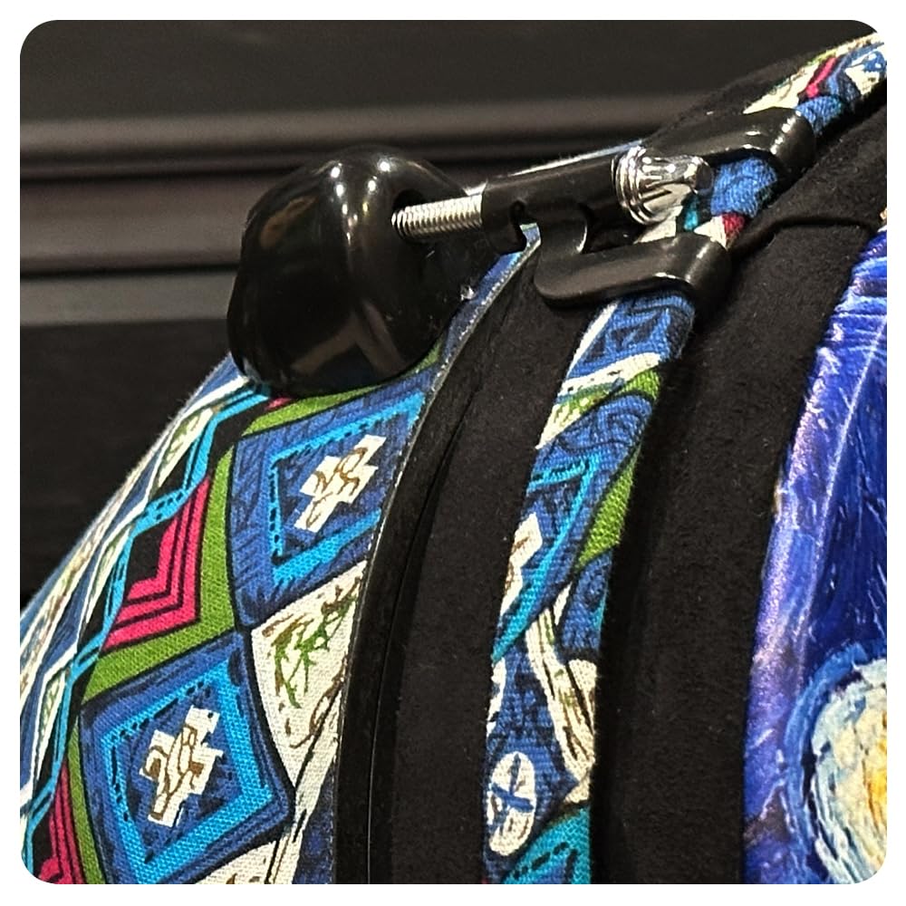 Pluto Blue Fabric With Cover Djembe 10" - product image