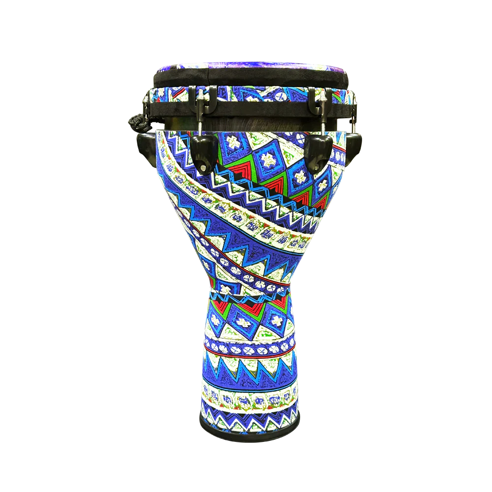 Pluto Blue Fabric With Cover Djembe 10" - product image