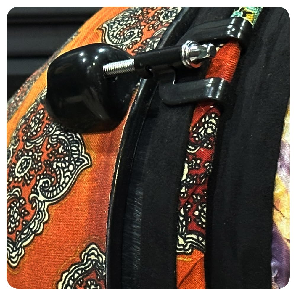 Pluto Orange Fabric With Cover Djembe 12" - product image