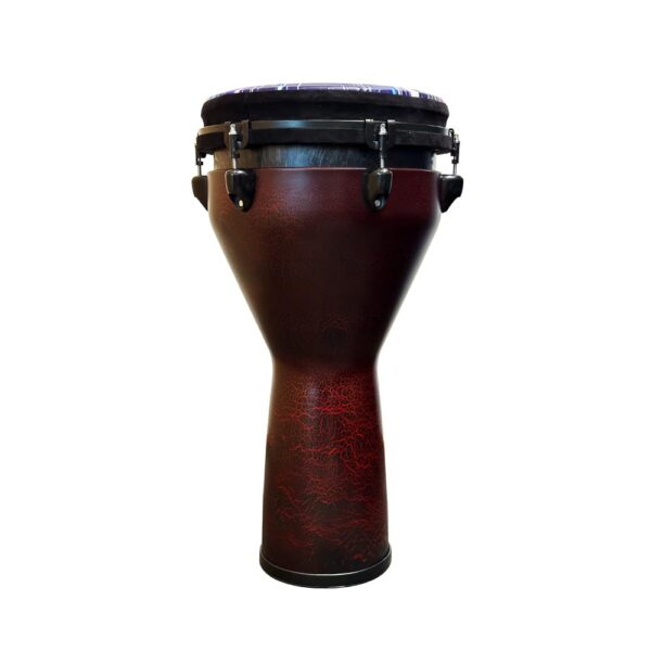 Pluto Red Paint With Cover Djembe 12" - product image