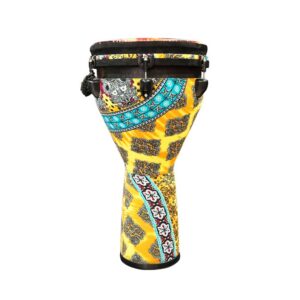 Pluto Yellow Thick Fabric With Cover Djembe 12"