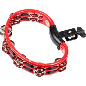 Meinl Headliner Series Red Mountable Stainless Steel Jingles Tambourine