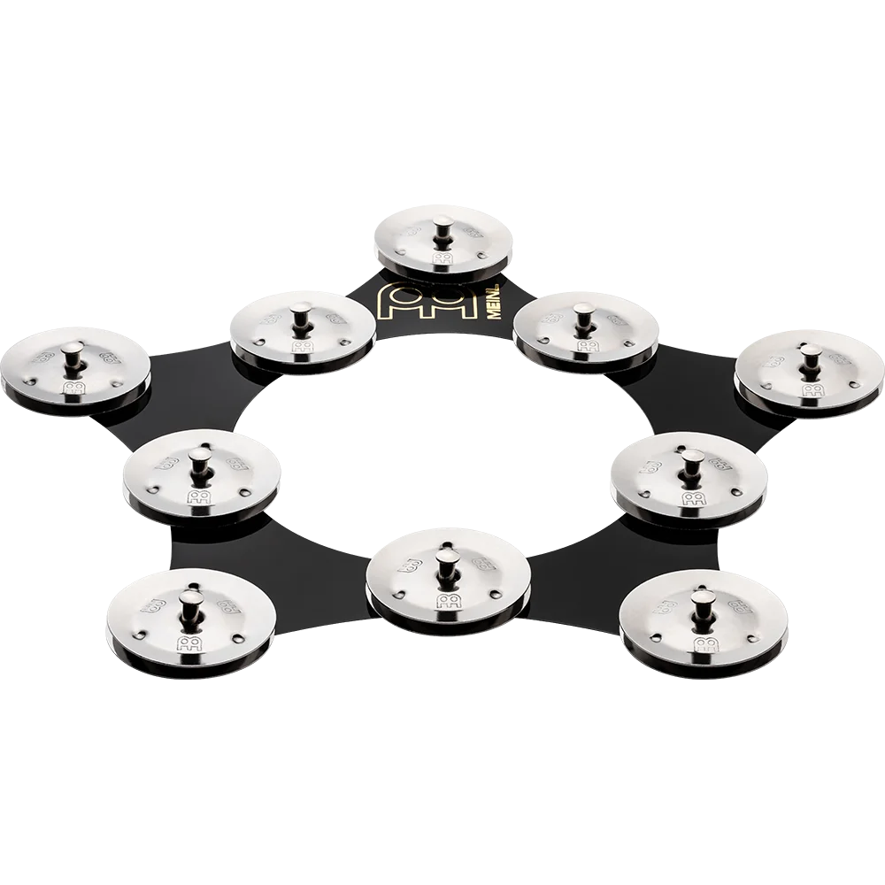 Meinl Super Flex Drummer Add-Ons Stainless Steel Jingles 9.5" HiHat Tambourine - product image