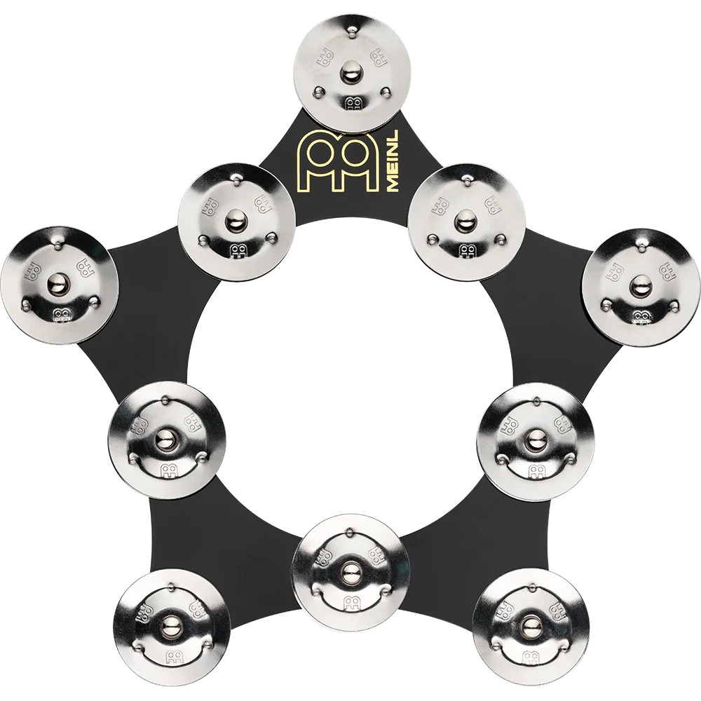 Meinl Super Flex Drummer Add-Ons Stainless Steel Jingles 9.5" HiHat Tambourine - product image