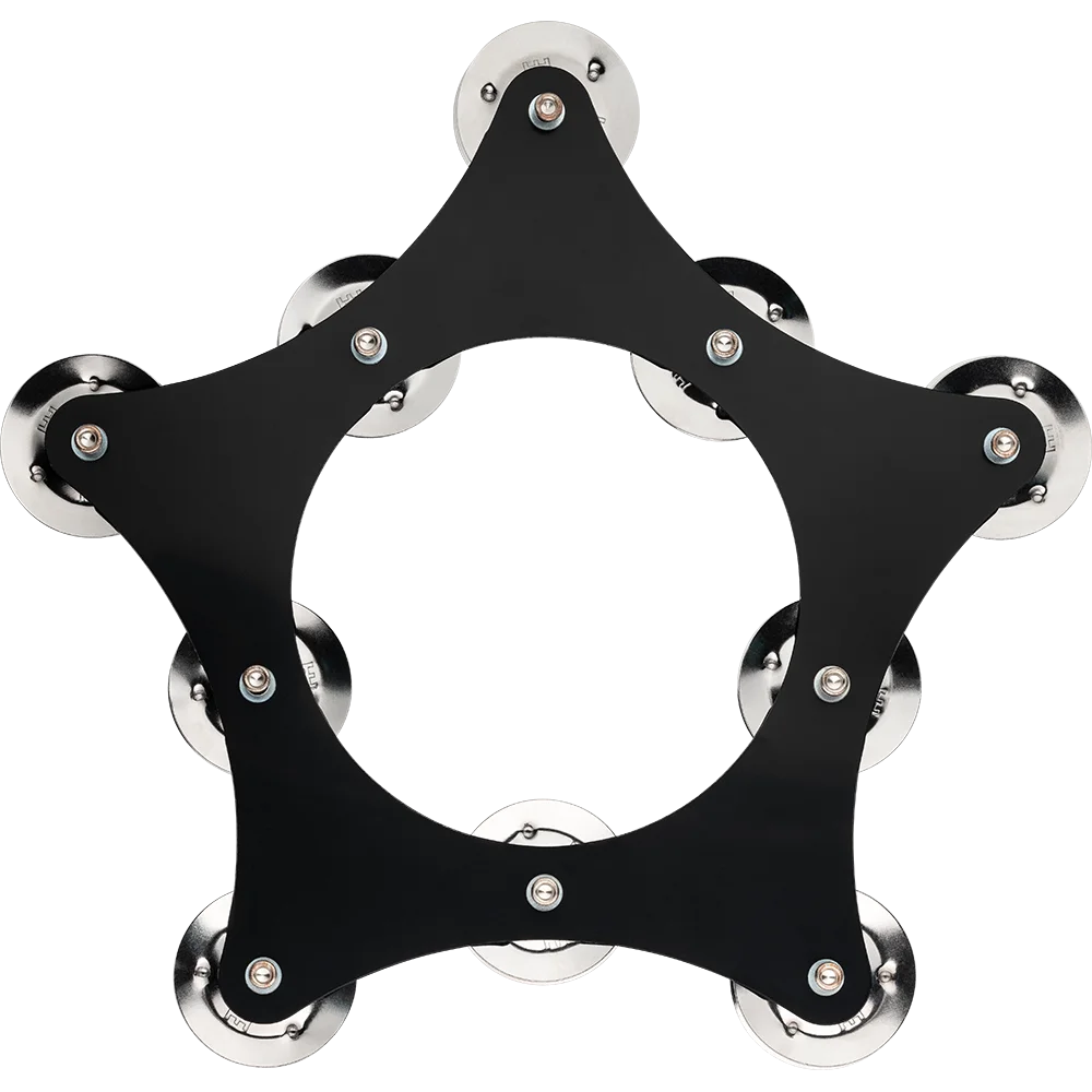 Meinl Super Flex Drummer Add-Ons Stainless Steel Jingles 9.5" HiHat Tambourine - product image