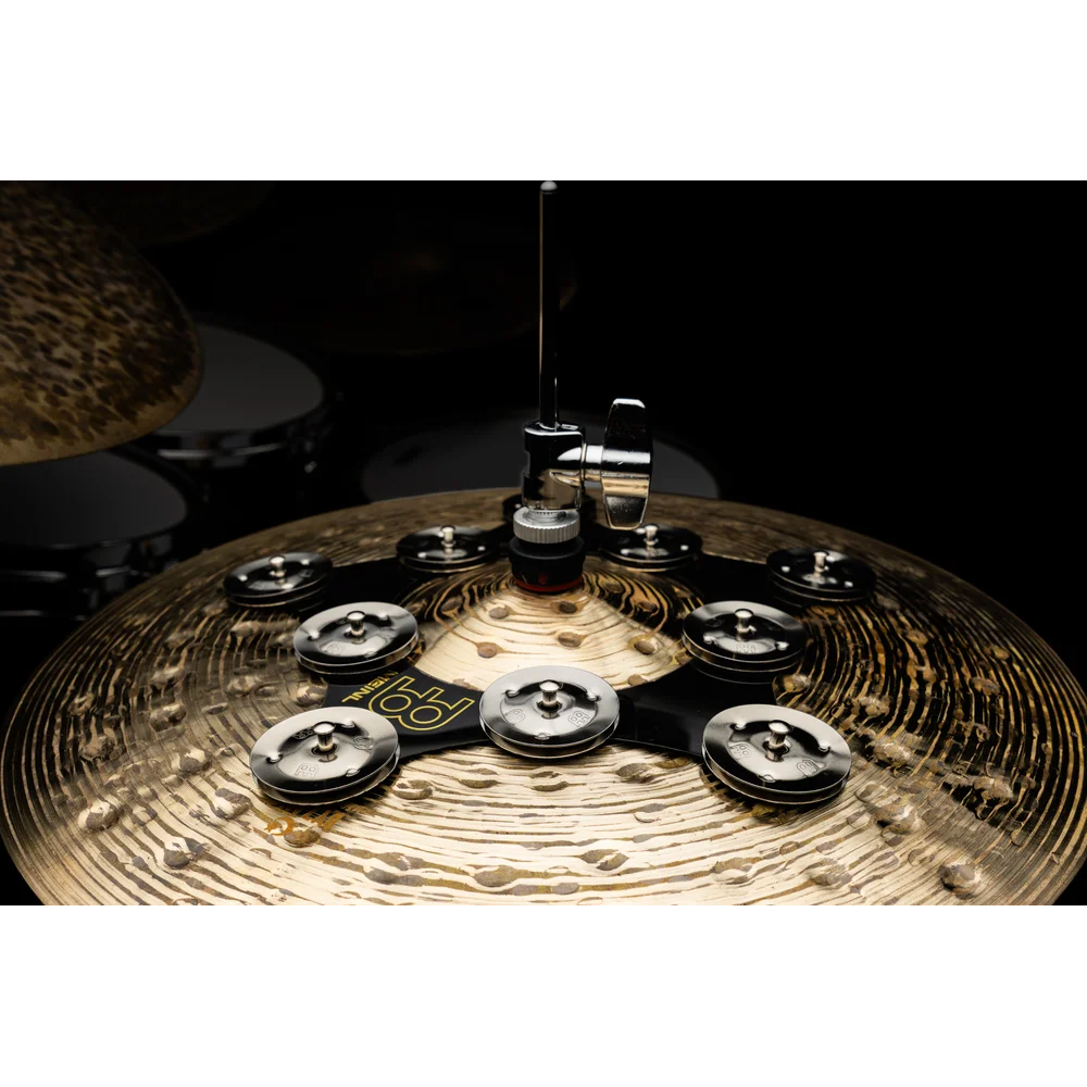 Meinl Super Flex Drummer Add-Ons Stainless Steel Jingles 9.5" HiHat Tambourine - product image