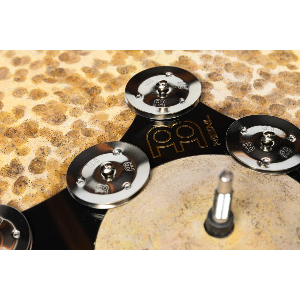 Meinl Super Flex Drummer Add-Ons Stainless Steel Jingles 9.5" HiHat Tambourine - product image