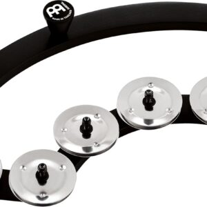 Meinl Backbeat Black Stainless Steel Jingles For 13" To 14" Drums Tambourine