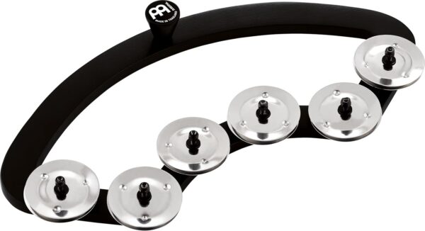Meinl Backbeat Black Stainless Steel Jingles For 13" To 14" Drums Tambourine - product image