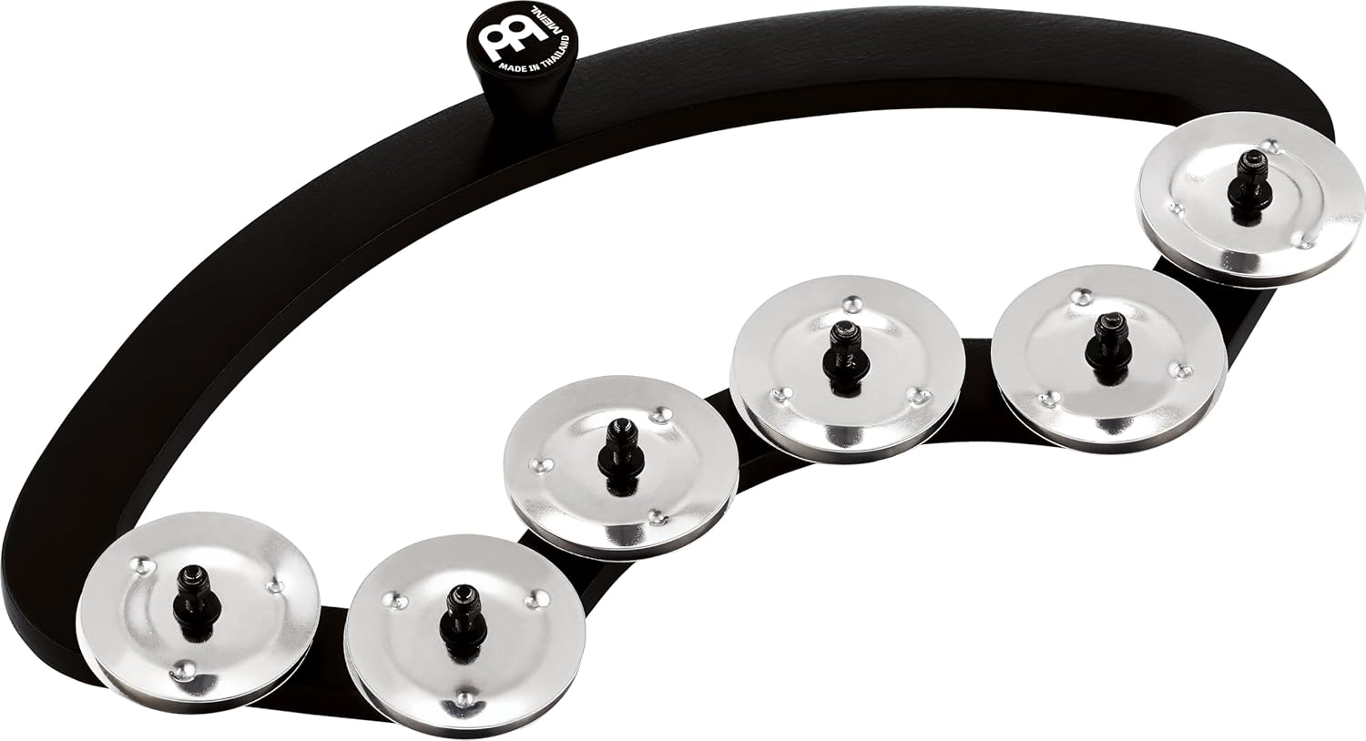 Meinl Backbeat Black Stainless Steel Jingles For 13" To 14" Drums Tambourine - product image