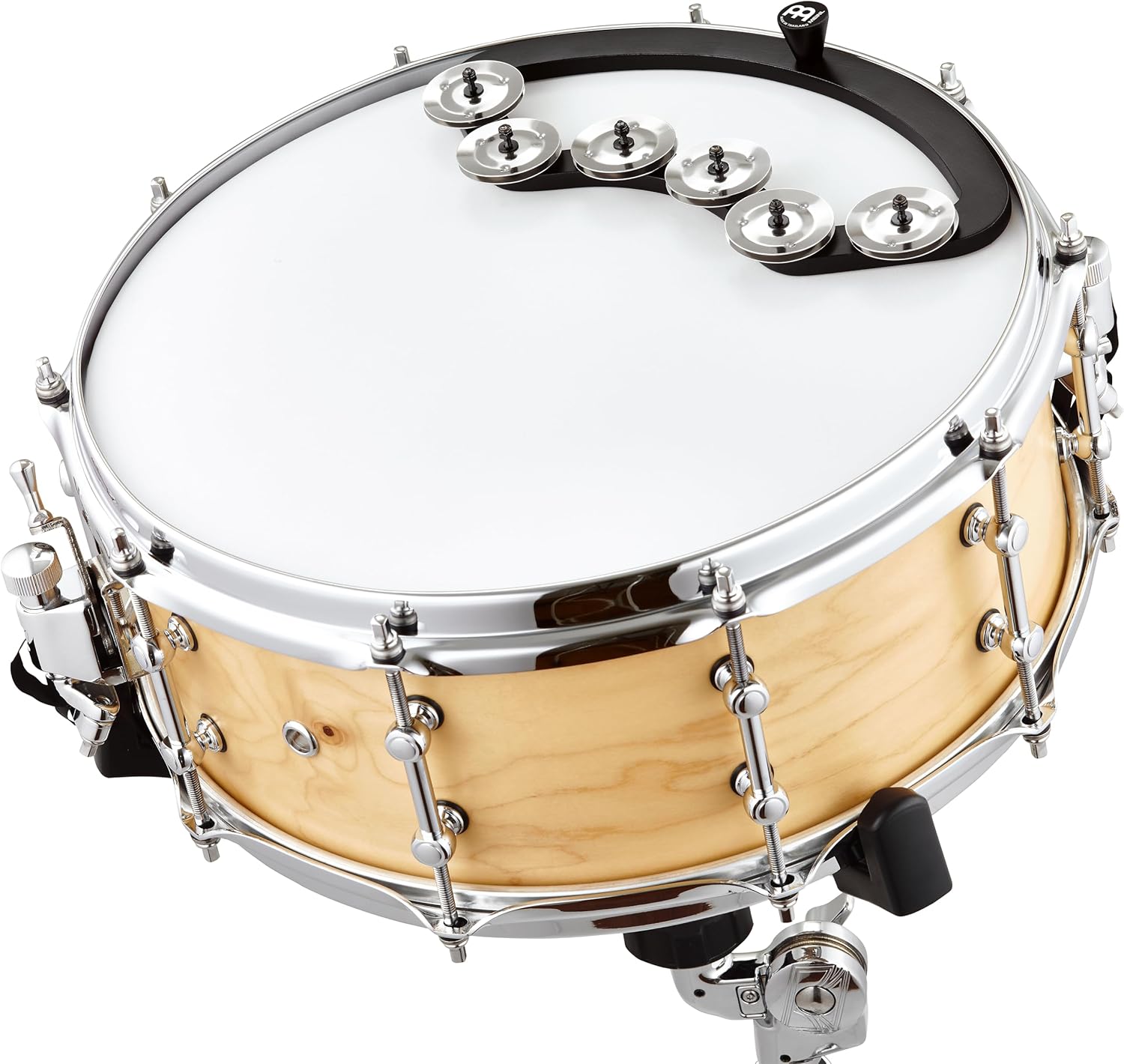 Meinl Backbeat Black Stainless Steel Jingles For 13" To 14" Drums Tambourine - product image