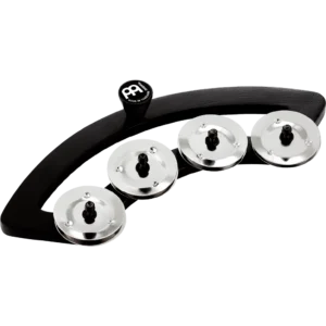 Meinl Backbeat Black Stainless Steel Jingles For 10" To 12" Drums Tambourine