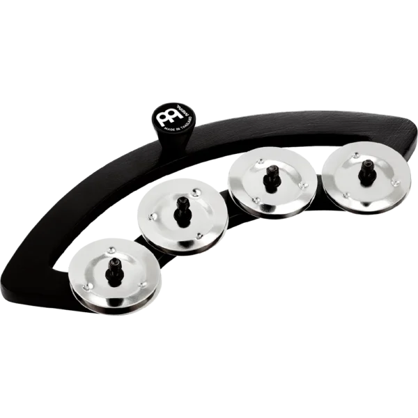 Meinl Backbeat Black Stainless Steel Jingles For 10" To 12" Drums Tambourine - product image