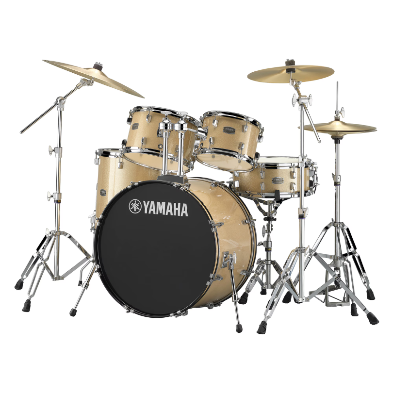 Yamaha Rydeen RDP2F5 5-Piece Drum Kit with HWRD - Champagne Glitter - product image