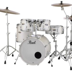 Pearl Decade Maple 5-Piece Shell Pack, Pearl White Satin