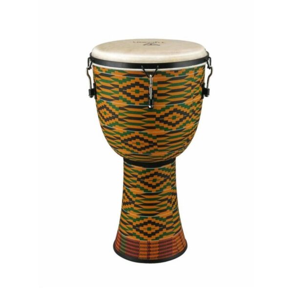 Tycoon TFJ-10K 10" Kente Finish Fiberglass Key Tuned Djembe - product image