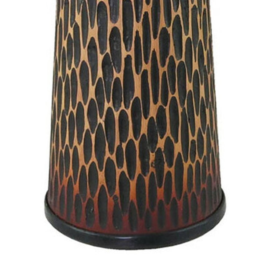 Tycoon TJSS-72 B CO 12" Supremo Select Chiseled Orange Series Djembe - product image