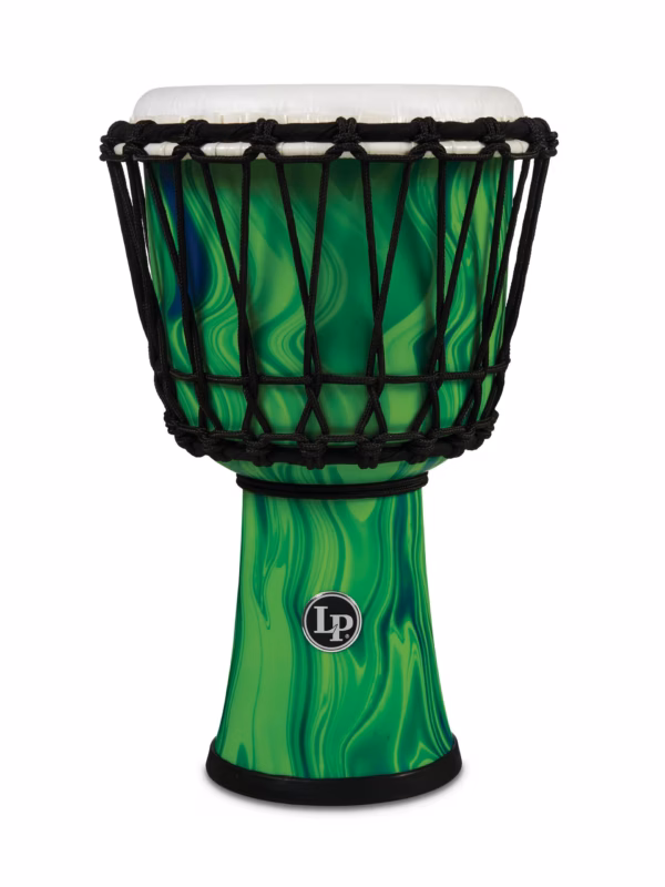 Lp World Rope Circle - 7" Green Marble Djembe - product image