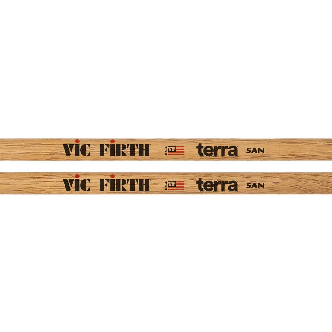 Vic Firth 5A Nylon Tip American Classic Terra Drum Sticks Value Pack Of 4 - product image