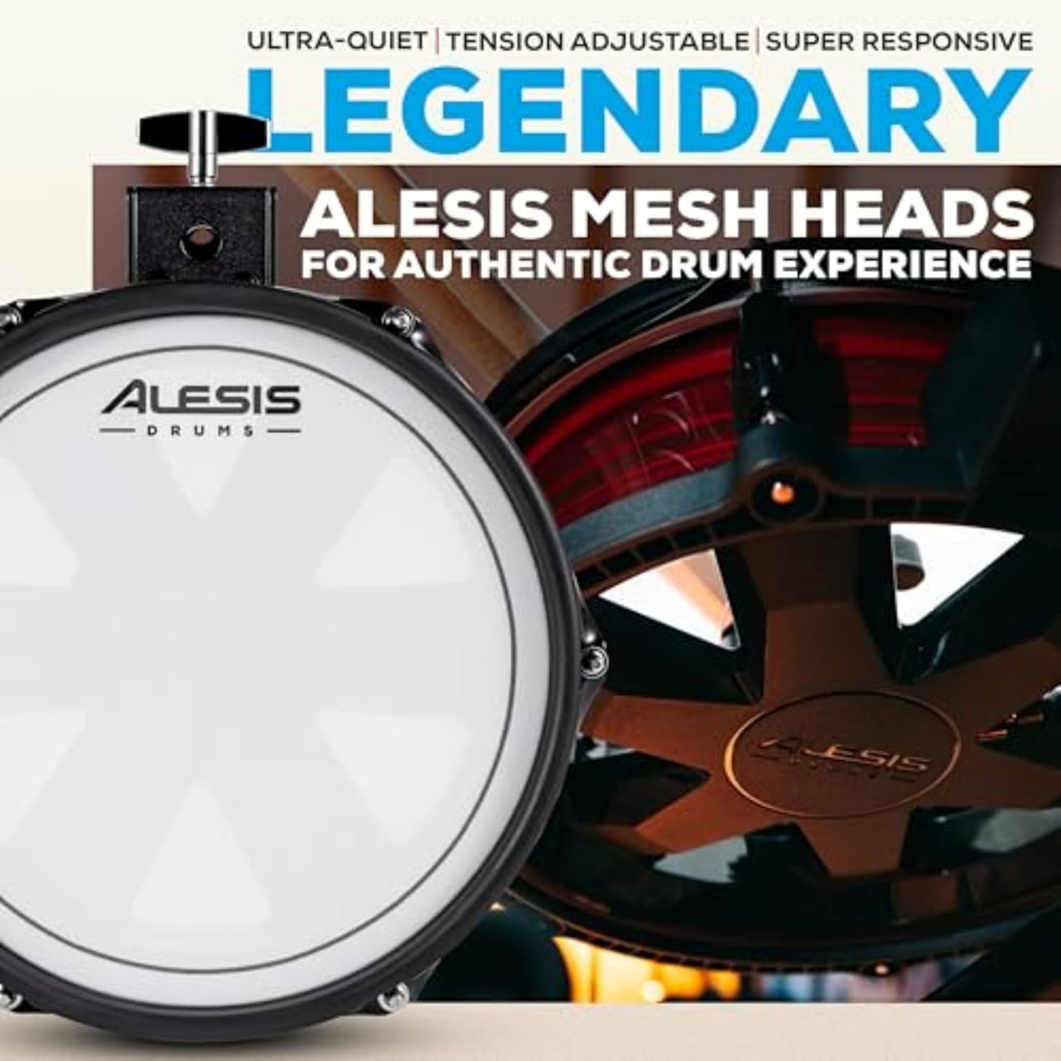Alesis Nitro Pro 8-Piece Electronic Drum Kit with Mesh Heads - product image
