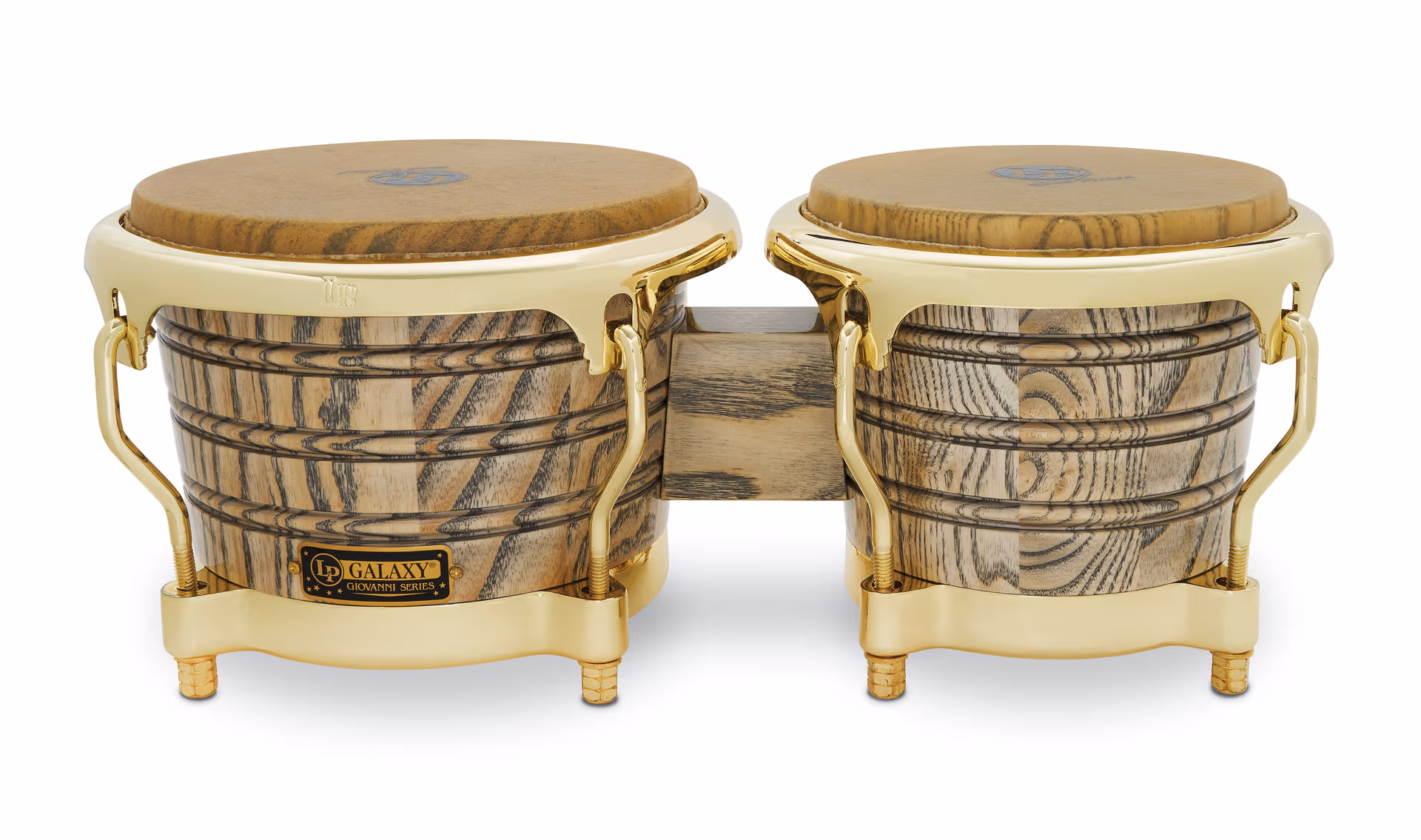 LP Galaxy Giovanni Series Ash Wood Bongo W/Gold Hardware 7.25" & 8.625" - product image